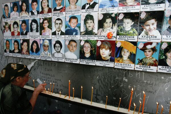 Portraits of the Beslan school siege victims - Sputnik International