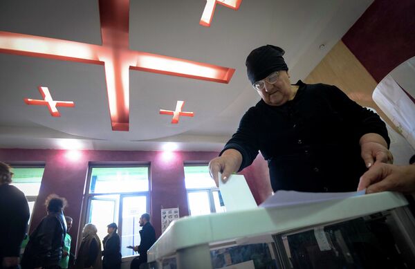 Presidential Vote Kicks Off in Ex-Soviet Georgia - Sputnik International