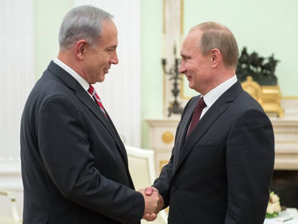 Vladimir Putin sent his best wishes to Israeli Prime Minister Benjamin Netanyahu - Sputnik International