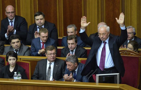 Kiev Deputies Reject No-Confidence Measure, Protests Continue - Sputnik International