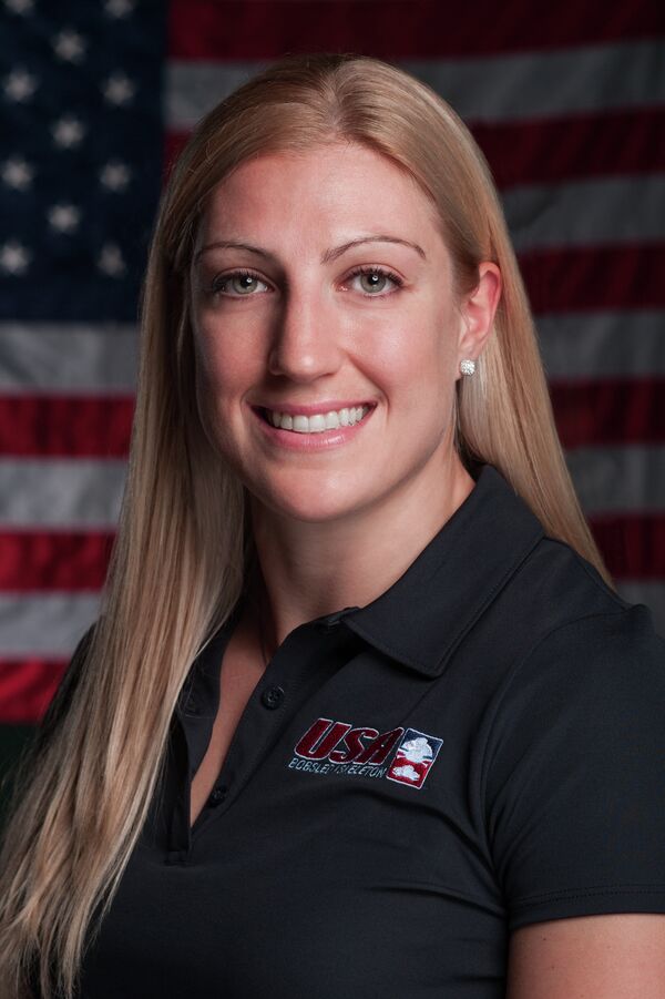 US bobsled athlete and Sochi Winter Olympics hopeful Jamie Greubel - Sputnik International