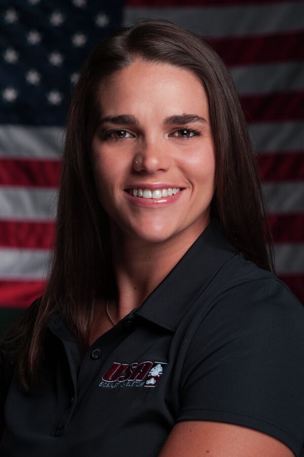 US bobsled athlete and Sochi Winter Olympics hopeful Emily Azevedo - Sputnik International