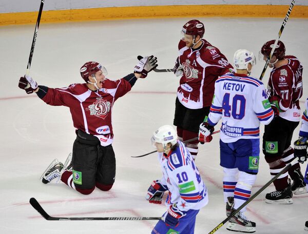 The Latvian team earned a comfortable 4-0 lead by the middle of the second period - Sputnik International