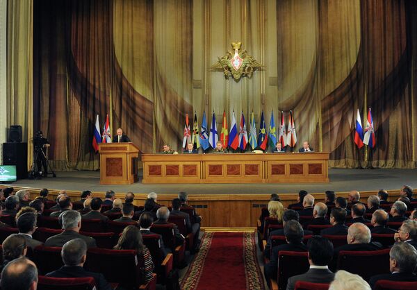 Meeting of Russia's top military leadership - Sputnik International