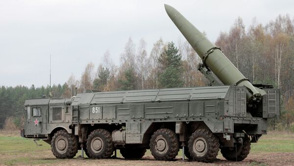 Russian Missile Troops Test-Fire Iskander Systems During Military Drills - Sputnik International