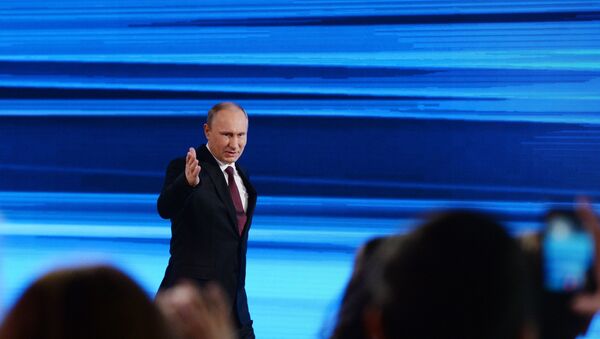 Vladimir Putin holds annual marathon press conference - Sputnik International