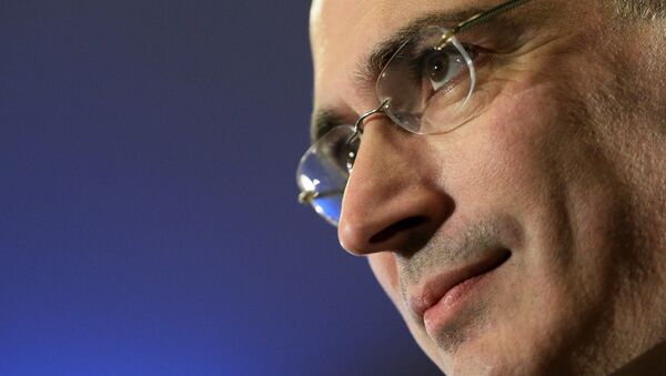 A former Russian oil tycoon Mikhail Khodorkovsky says that the Western economies are not strong enough to impose meaningful sanctions on Russia over the crisis in Ukraine. - Sputnik International