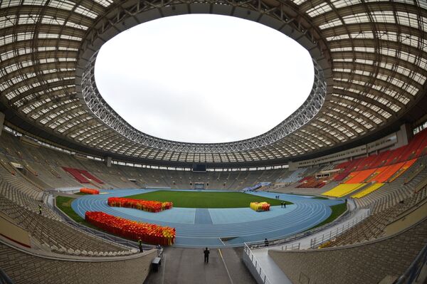 Luzhniki stadium, which is being renovated for the 2018 World Cup - Sputnik International