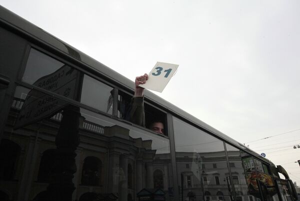 A Strategy-31 protest action in St. Petersburg, March 2010 - Sputnik International