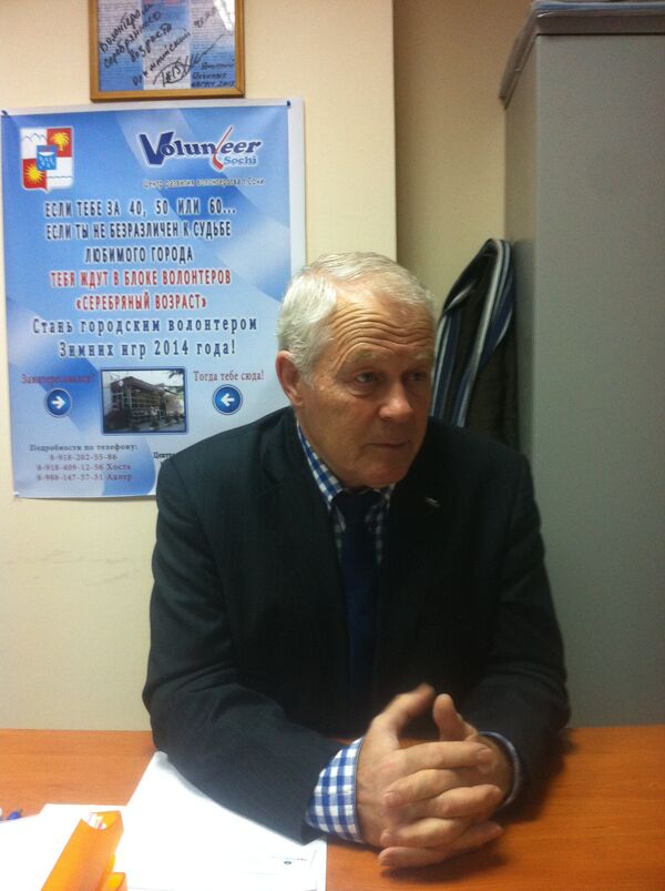 Leonid Lyubimov, 71, set up Sochi's Silver Age volunteer group as a way for the elderly to help the city and those in need Leonid Lyubimov, 71, set up Sochi's Silver Age volunteer group as a way for the elderly to help the city and those in need - Sputnik International