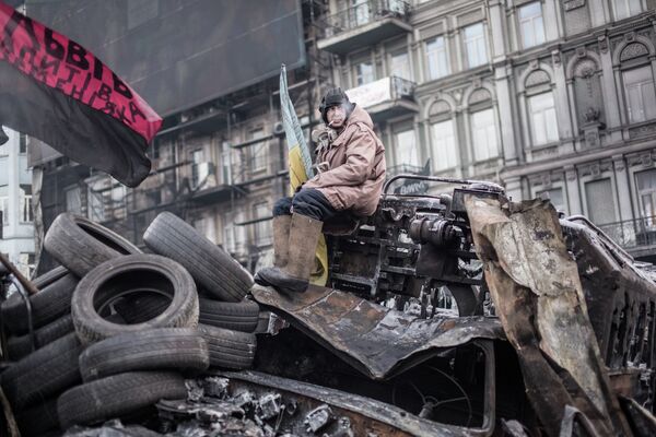 Violent protests in Kiev - Sputnik International