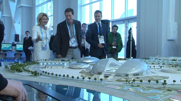 ROC President Alexander Zhukov visits the opening ceremony of the Sochi Media Center - Sputnik International