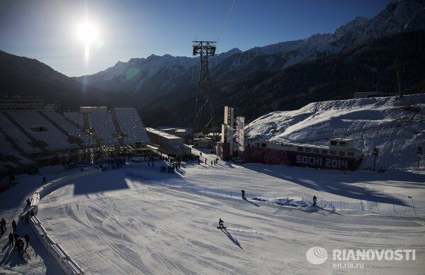 48 Hours Till the Start: Beauty in Motion on Sochi’s Slopes - Sputnik International