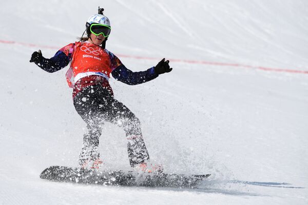 Czech snowboard rider Eva Samkova - Sputnik International