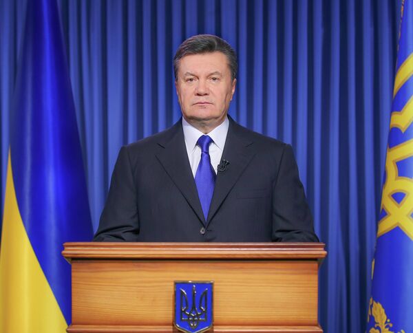 Ukrainian president Viktor Yanukovych - Sputnik International