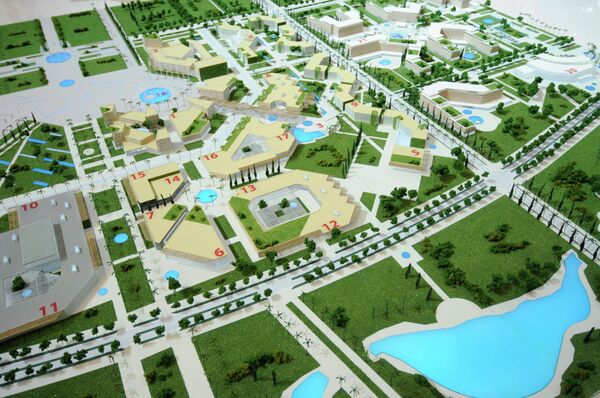 A model of the Olympic University in Sochi - Sputnik International