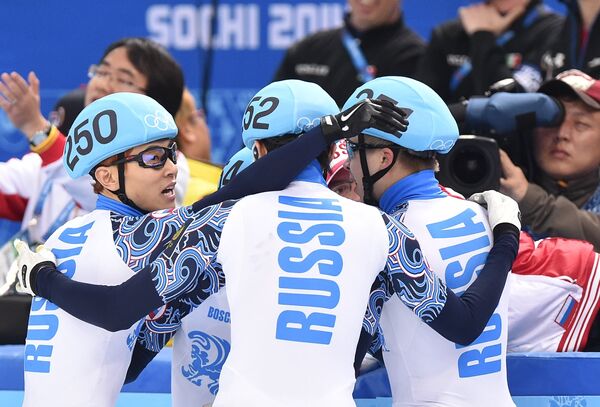 Short Track: Ahn Leads Russia to Men's Relay Gold - Sputnik International