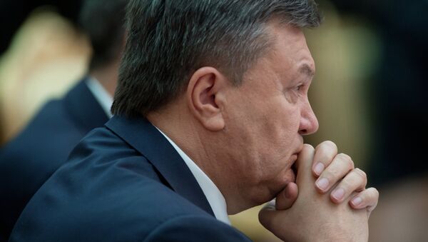 Ukrainian ex-president Viktor Yanukovych - Sputnik International