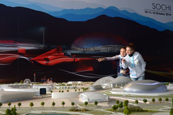 Prototype of Formula One Grand Prix facilities in Sochi - Sputnik International