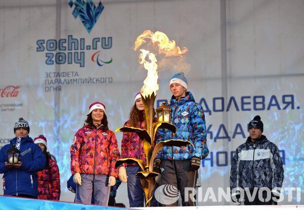 Paralympic Torch Relay: From Moscow to Sochi - Sputnik International