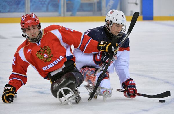 US Beats Russia for Sochi Paralympic Hockey Gold in Bruising Final - Sputnik International