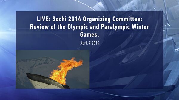 Sochi 2014 Organizing Committee: Review of the Olympic and Paralympic Winter Games - Sputnik International