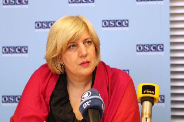 OSCE representative on media freedom Dunja Mijatovic voices concerns about the draft amendments to Russia's law on mass media. - Sputnik International