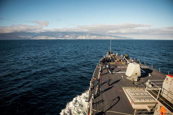 US, French Warships Enroute to Black Sea Pass Dardanelles - Sputnik International