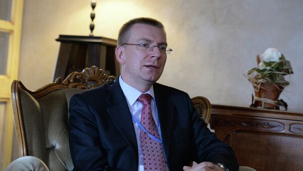 Foreign minister of Latvia Edgar Rinkevich (Archive) - Sputnik International