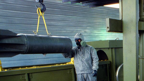 Destruction of chemical weapons (Archive) - Sputnik International