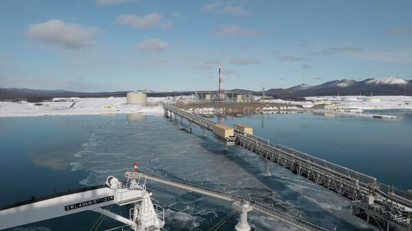 Russia's first LNG plant in Sakhalin - Sputnik International