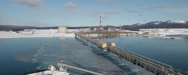 Russia's first LNG plant in Sakhalin Russia's first LNG plant in Sakhalin - Sputnik International