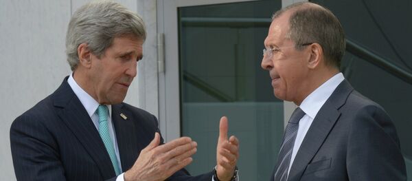 Russian Foreign Minister Sergei Lavrov and US Secretary of State John Kerry have reviewed the situation with the Israeli-Palestinian peaceful settlement and discussed the crisis in Ukraine during a phone conversation on Thursday, the Russian Foreign Ministry said in a statement. - Sputnik International