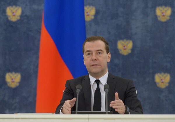 Russian Prime Minister Dmitry Medvedev Russian Prime Minister Dmitry Medvedev - Sputnik International