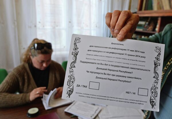 Preparations for the referendum on May 11 in Slaviansk - Sputnik International