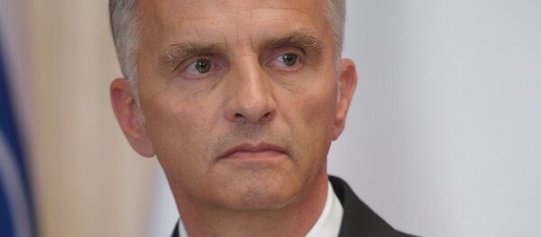 Didier Burkhalter, Chairperson-in-Office of the Organization for Security and Co-operation in Europe (OSCE), called Saturday on all sides of the Ukrainian conflict to resume efforts to settle the crisis in the country by adhering to the Minsk agreements. - Sputnik International