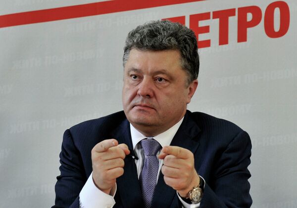 Ukrainian presidential candidate Petro Poroshenko - Sputnik International