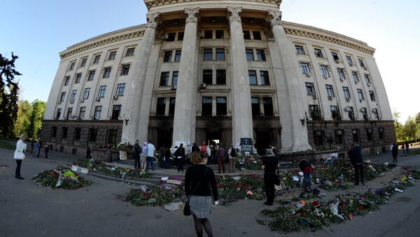 Trade Unions House on Odessa's Kulikovo Field Square (Archive) - Sputnik International
