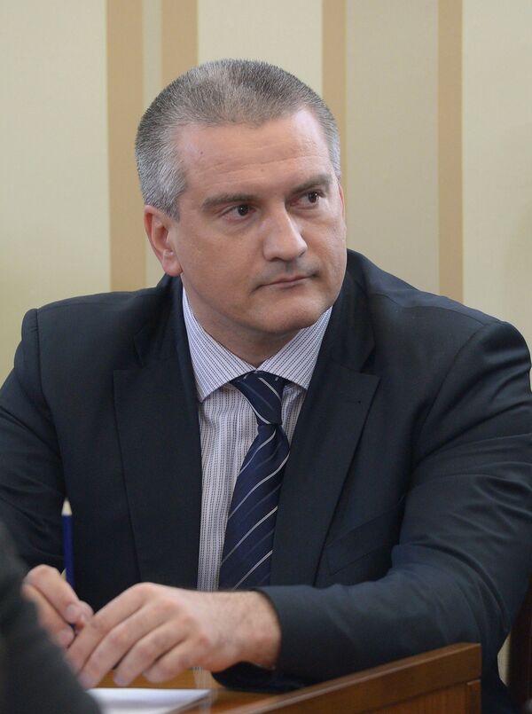 Crimean Prime Minister Sergei Aksyonov - Sputnik International