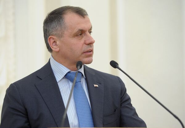 Сhairman of the Supreme Council of Crimea Vladimir Konstantinov - Sputnik International