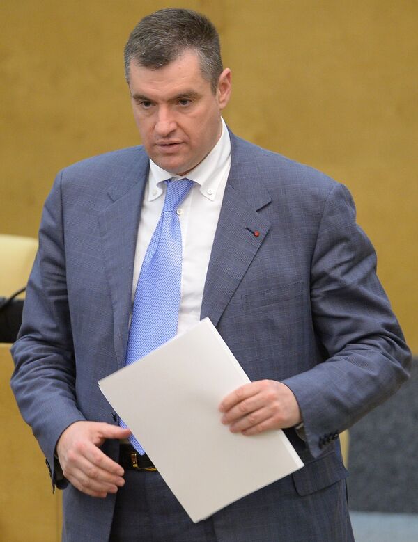 Head of the State Duma Committee for the CIS Affairs Leonid Slutsky - Sputnik International