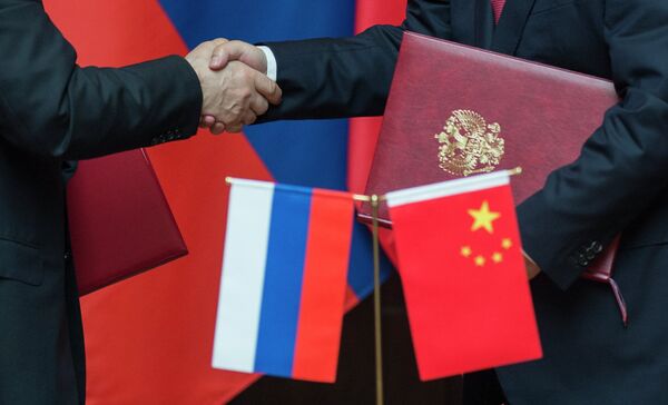 Putin's official visit to China in May 2014. - Sputnik International