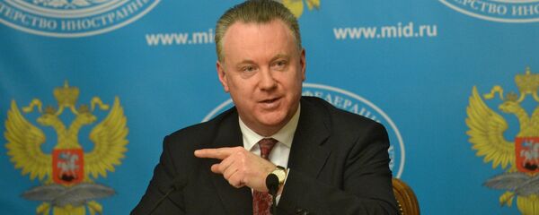 Russian Foreign Ministry spokesman Alexander Lukashevich Russian Foreign Ministry spokesman Alexander Lukashevich - Sputnik International