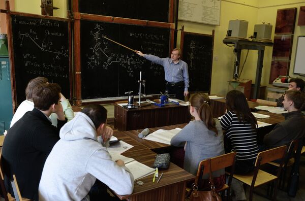 Students during a seminar at the classroom (Archive) - Sputnik International