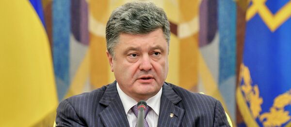 Ukrainian President Petro Poroshenko Ukrainian President Petro Poroshenko - Sputnik International