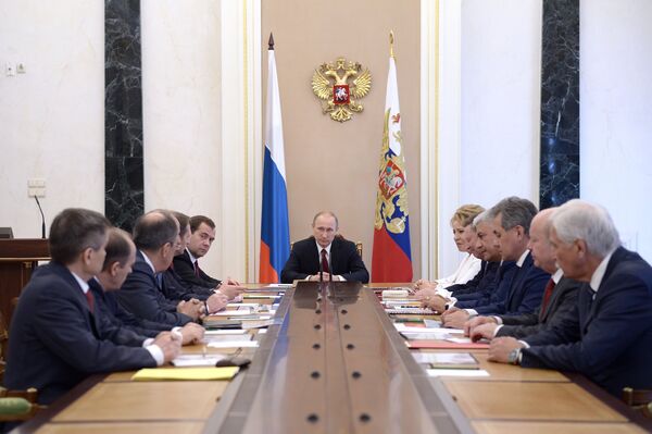 Vladimir Putin chairs Security Council meeting - Sputnik International