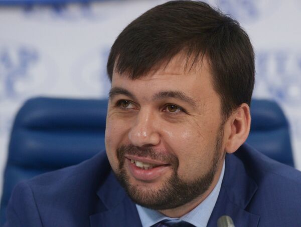 Denis Pushilin, Chairman of the Supreme Council of the self-proclaimed Donetsk People's Republic - Sputnik International
