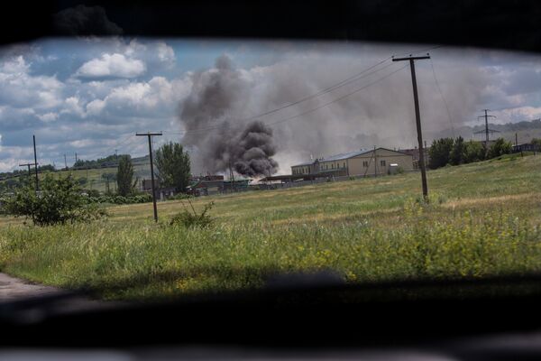 Situation in Donetsk region (File photo) - Sputnik International