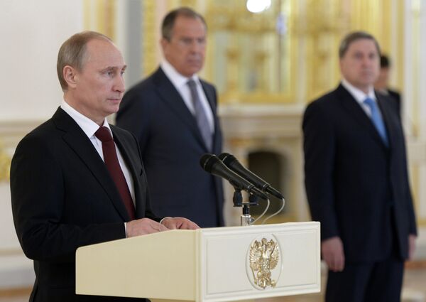 Ceremony of presenting credentials to Russian President Vladimir Putin - Sputnik International
