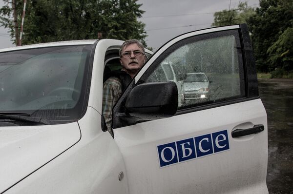 OSCE observers visit Slaviansk - Sputnik International